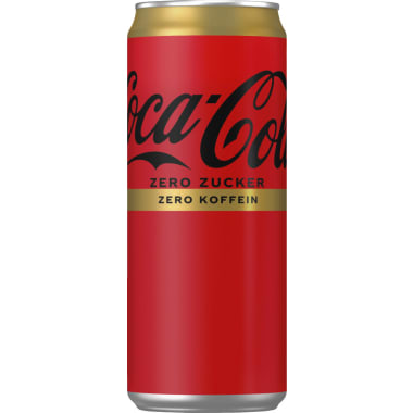 Coca-Cola Zero Koffein + Zucker 0,33 Liter