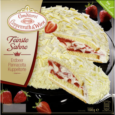 Coppenrath & Wiese Feinste Sahne Erdbeer Pannacotta