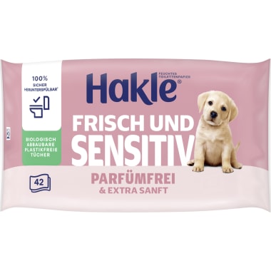 Hakle Feuchte Toilettentücher Pure Sensitive