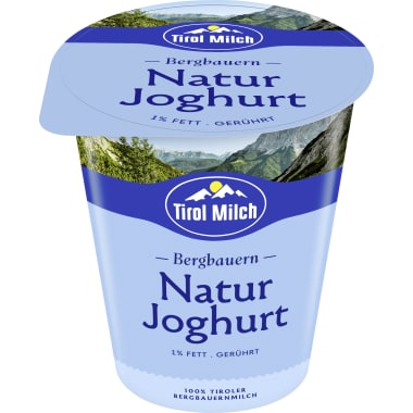 Tirol Milch Bergbauern Naturjoghurt 1,0% gerührt