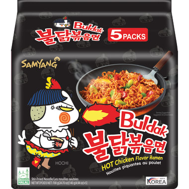 Samyang Buldak Extrem Scharfes Huhn 5er-Pack