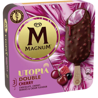 Eskimo Magnum Utopia Double Cherry 3er-Packung