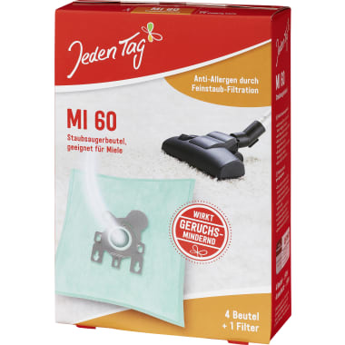 Jeden Tag Staubsaugerbeutel MI60