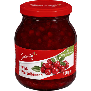 Jeden Tag Konfitüre Wildpreiselbeere