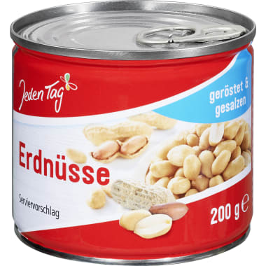 Jeden Tag Erdnüsse geröstet & gesalzen