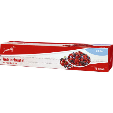 Jeden Tag Gefrierbeutel 3,0 Liter