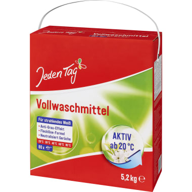Jeden Tag Vollwaschmittel 80 Waschgänge