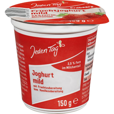Jeden Tag Fruchtjoghurt Erdbeer 3,5%