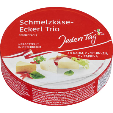 Jeden Tag Schmelzkäse Trio Ecken