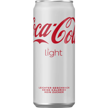 Coca-Cola Light 0,33 Liter Dose