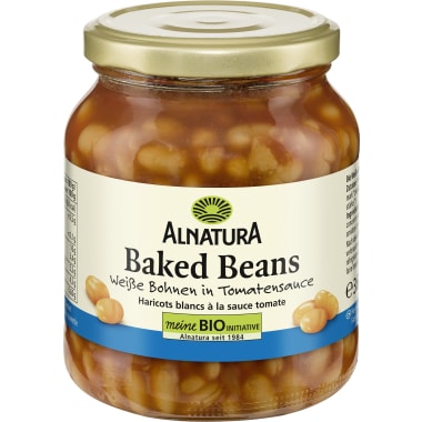 Alnatura Bio Baked Beans Weiße Bohnen in Tomatensauce