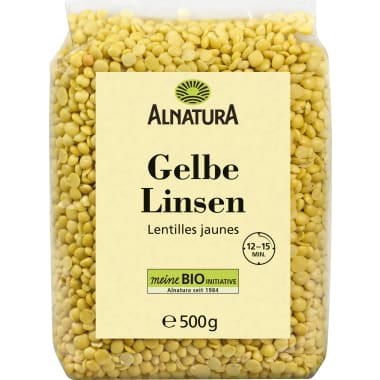 Alnatura Bio Gelbe Linsen