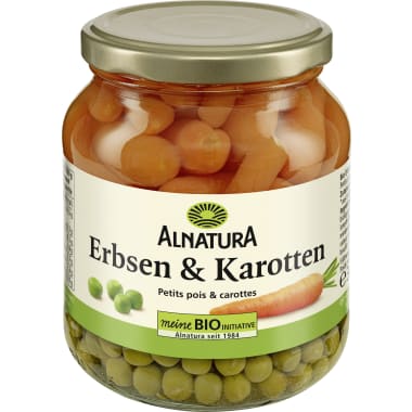 Alnatura Bio Erbsen und Karotten
