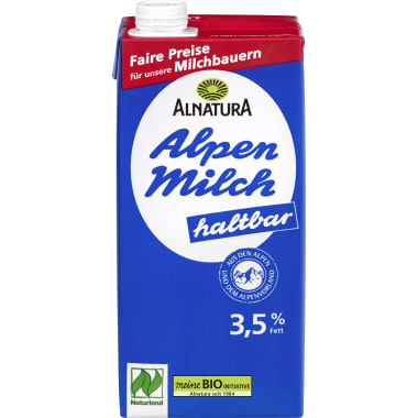 Alnatura Bio Haltbare Alpenmilch 3,5%