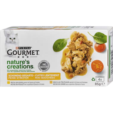 Purina Gourmet Katze Natures Huhn&Pute 4er-Pack