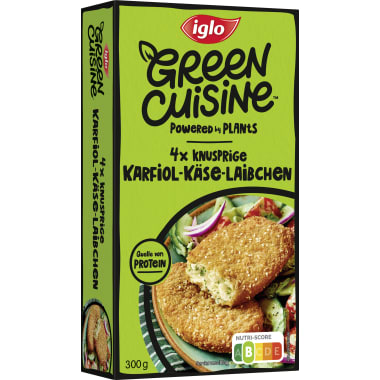 Iglo Green Cuisine Karfiol-Käse-Laibchen