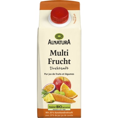 Alnatura Bio Multi Direktsaft 0,75 Liter