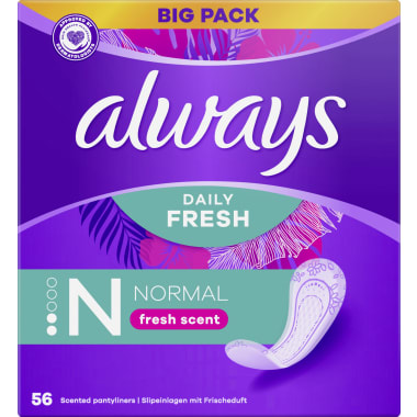 Always Slipeinlage Normal Freshness 56er-Packung