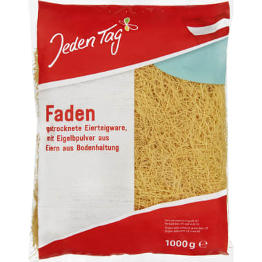Jeden Tag Fadennudeln