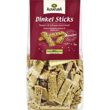 Alnatura Bio Dinkel Sticks Sesam & Schwarzkümmel