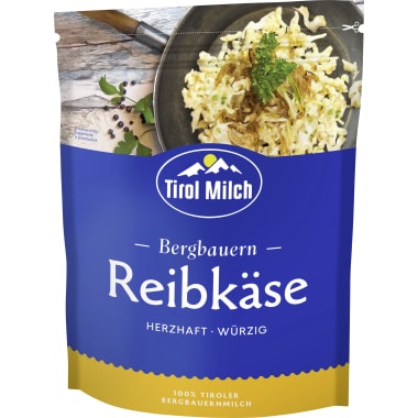 Tirol Milch Reibkäse 45%