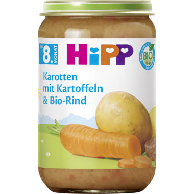 Hipp Bio Rind mit Kartoffel-Gemüse 8. Monat