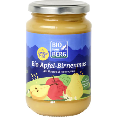 BIO vom BERG Bio Apfelmus Birne
