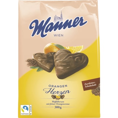 Manner Orangen Herzen