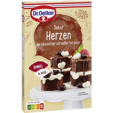 Dr. Oetker Schoko Dekor Herzen
