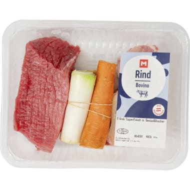 M Rinds Suppenfleisch mit Gemüse & Knochen