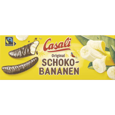 Casali Schoko-Bananen 24er-Packung Fairtrade