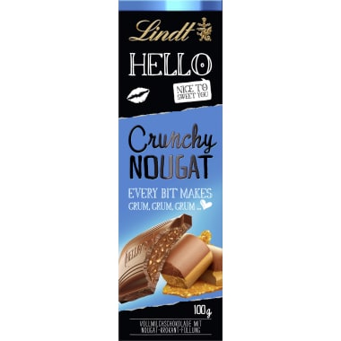 Lindt Schokolade Hello Nougat Crunch