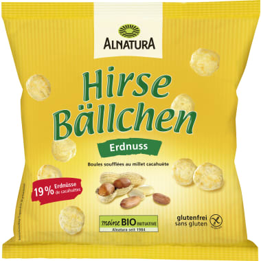 Alnatura Bio Hirsebällchen Erdnuss