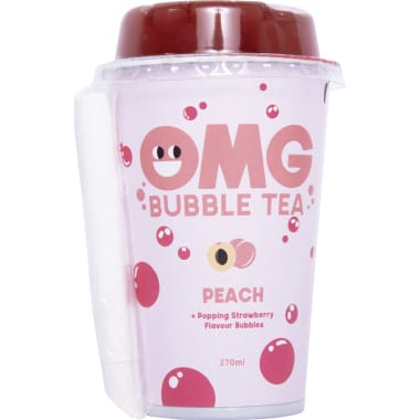 OMG Bubble Tee Pfirsich