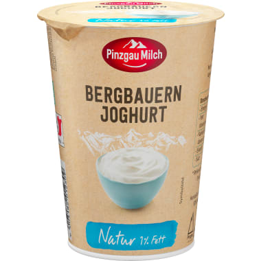 Pinzgau Milch Bergbauern Naturjoghurt 1%