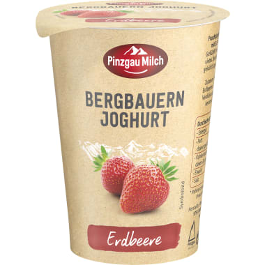 Pinzgau Milch Bergbauern Joghurt Erdbeer