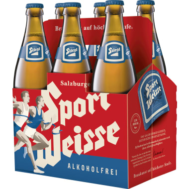 Stiegl Sport Weiße alkoholfrei Tray 0,5 Liter