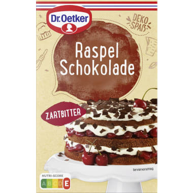 Dr. Oetker Raspelschokolade Zartbitter