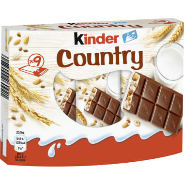 Ferrero Kinder Country 9er-Packung