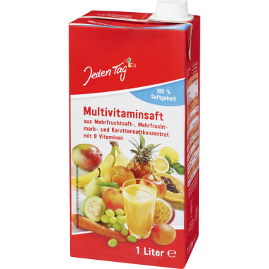 Jeden Tag Multivitaminsaft 1,0 Liter