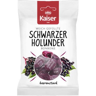 Bonbonmeister Kaiser Schwarzer Holunder Bonbons