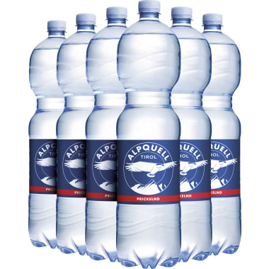 Alpquell Mineralwasser prickelnd Tray 6x 1,5 Liter