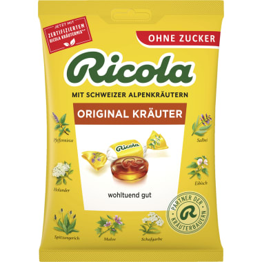 Ricola Kräuterzuckerl zuckerfrei Beutel