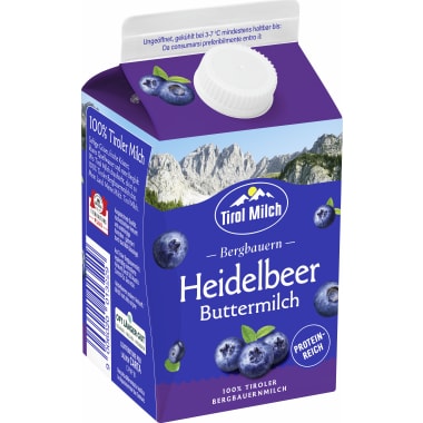 Tirol Milch Buttermilch Heidelbeer