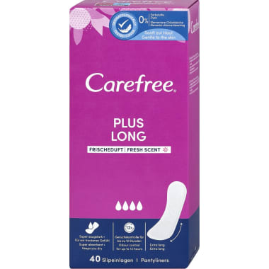 Carefree Slipeinlagen Plus Long Frischeduft 40er-Packung