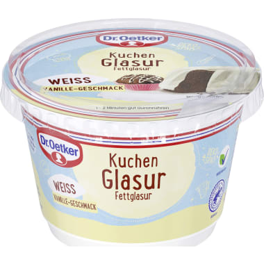 Dr. Oetker Glasur Weiße Schokolade