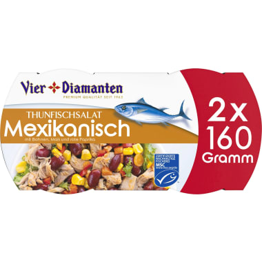 Vier Diamanten Thunfischsalat Mexikanisch