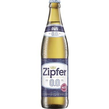 Zipfer Bier 0,0% alkoholfrei 0,5 Liter