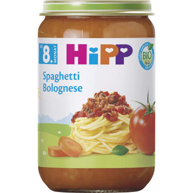 Hipp Spaghetti Bolognese 8. Monat