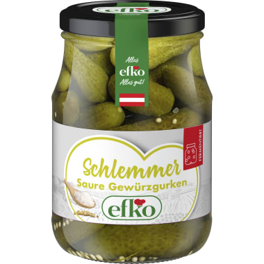 Efko Schlemmergurken Saure Gewürzgurken